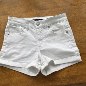 Aeropostale White Jean Shorts for Women